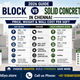 AAC Block vs Solid Concrete Block Chennai — Price, Weight & Wall Cost per sqft (2026)