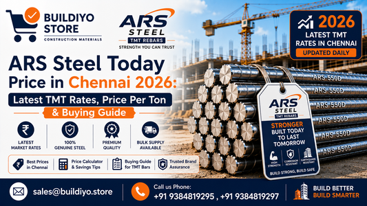 ARS Steel Today Price in Chennai 2026: Latest TMT Rates, Price Per Ton & Buying Guide