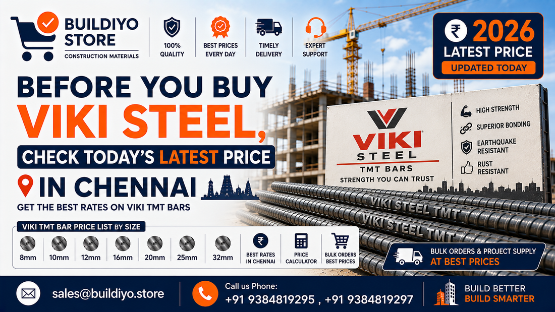 Before You Buy Viki Steel, Check Today’s Latest Price in Chennai