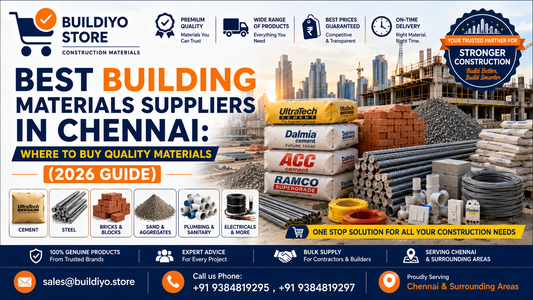 Best Building Materials Suppliers in Chennai: Where to Buy Quality Materials (2026 Guide)