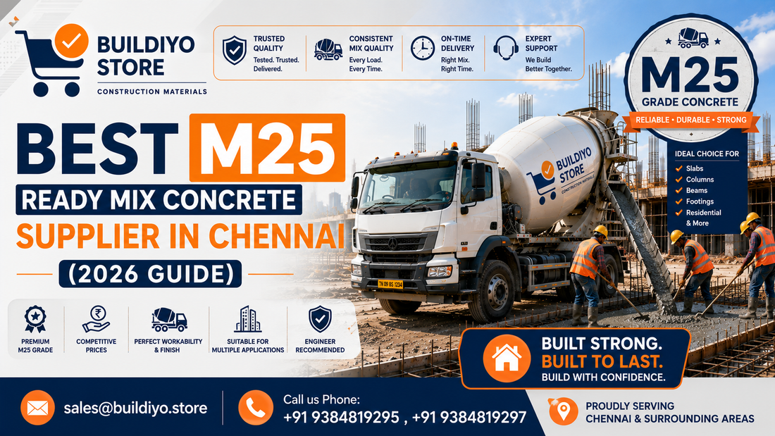 Best M25 Ready Mix Concrete Supplier in Chennai (2026 Guide)