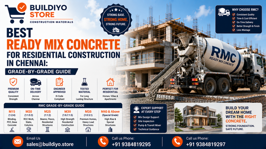 Best Ready Mix Concrete for Residential Construction in Chennai: Grade-by-Grade Guide