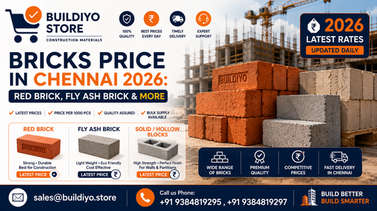 Bricks Price in Chennai 2026: Red Brick, Fly Ash Brick & More