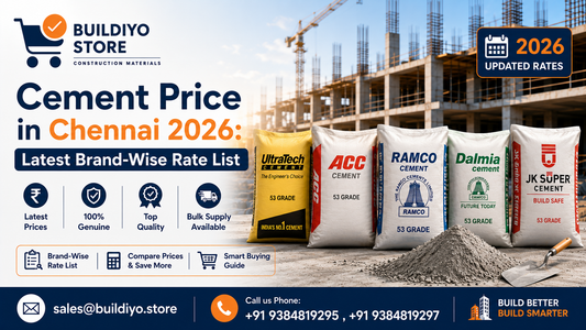 Cement Price in Chennai 2026: Latest Brand-Wise Rate List