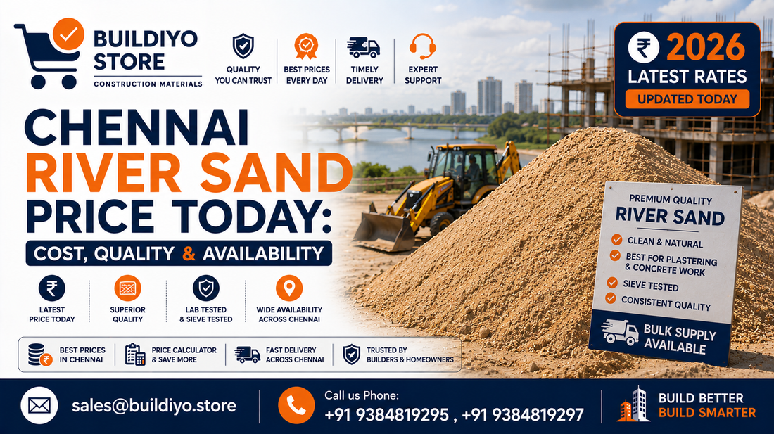 Chennai River Sand Price Today: Cost, Quality & Availability