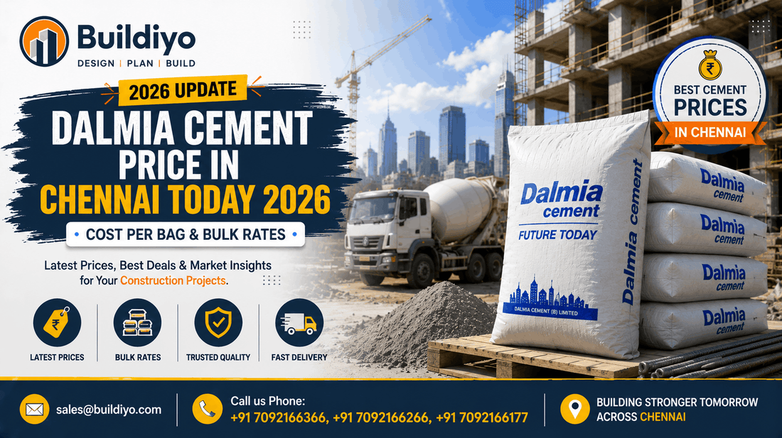 Dalmia Cement Price in Chennai Today 2026 | Cost Per Bag & Bulk Rates