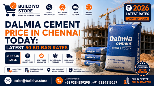 Dalmia Cement Price in Chennai Today: Latest 50 Kg Bag Rates