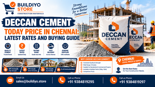 Deccan Cement Today Price in Chennai: Latest Rates and Buying Guide