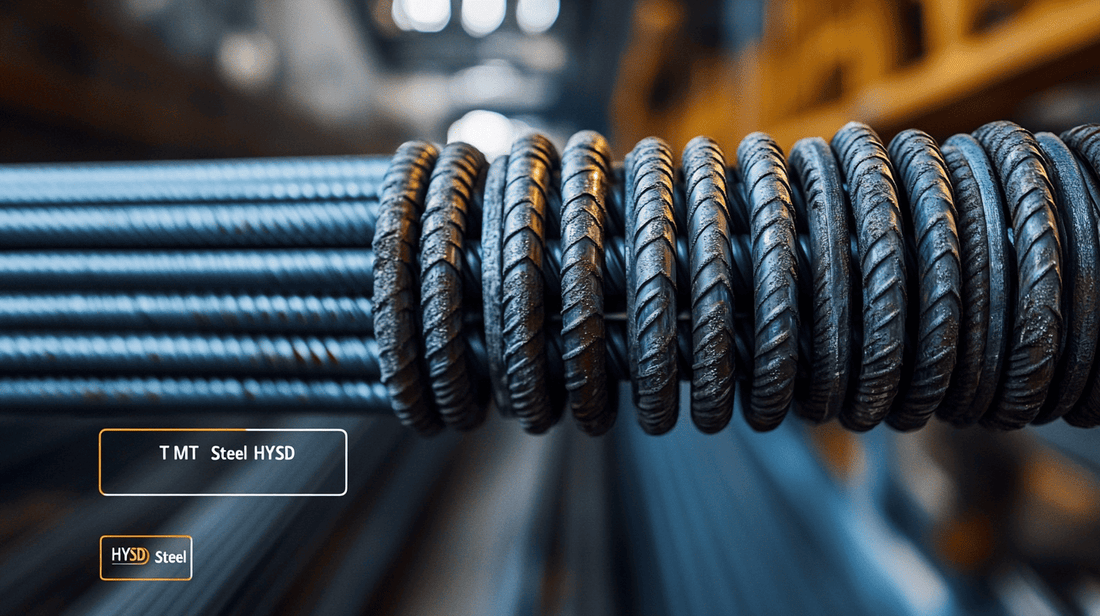 Difference Between TMT and HYSD Steel Bars: Which Is Better for Construction? - buildiyo.store
