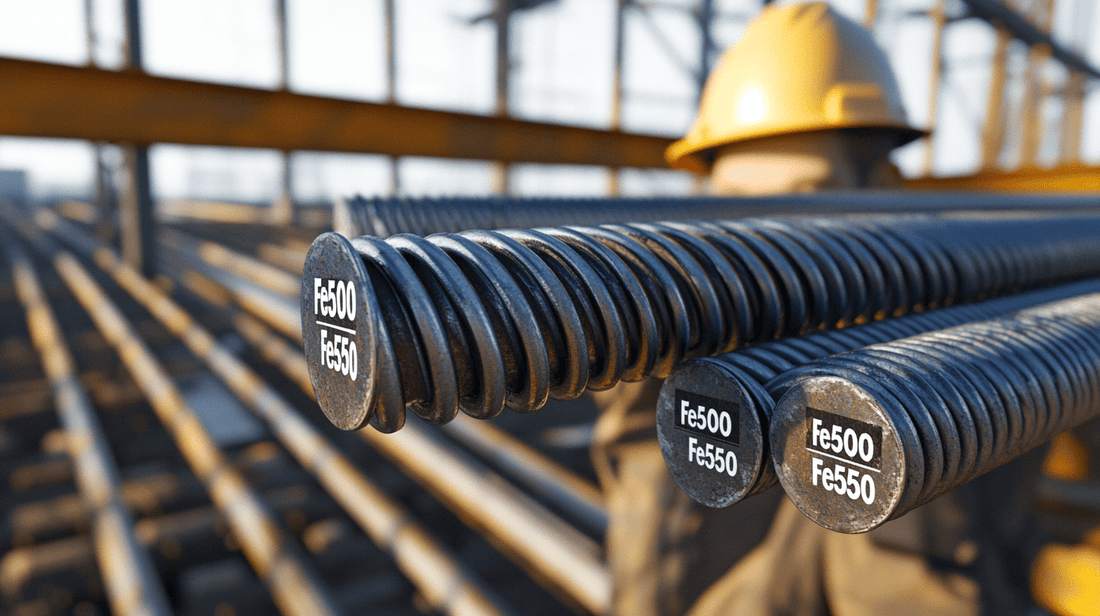 Fe500 vs Fe550 TMT Bars: Which One to Choose and Why? - buildiyo.store