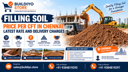 Filling Soil Price per CFT in Chennai: Latest Rate and Delivery Charges