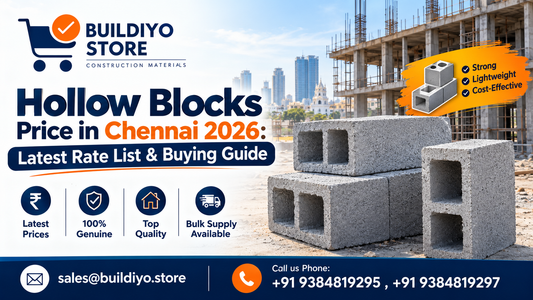 Hollow Blocks Price in Chennai 2026: Latest Rate List & Buying Guide
