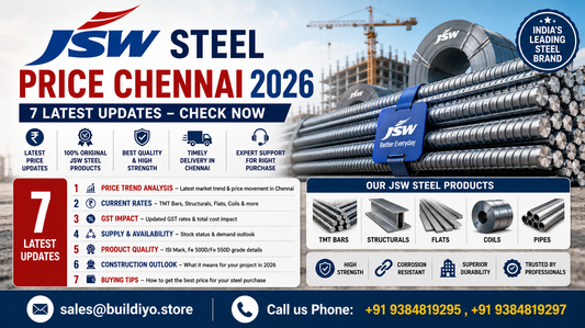 JSW Steel Price Chennai 2026 — 7 Latest Updates Check Now