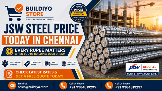 JSW Steel Price Today in Chennai — Every Rupee Matters When You're Building Your Dream