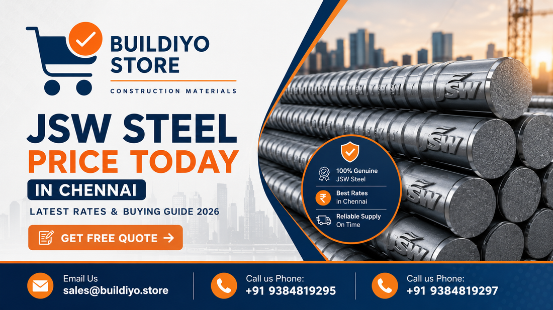 JSW Steel Price Today in Chennai – Latest Rates & Buying Guide 2026 + Free Quote
