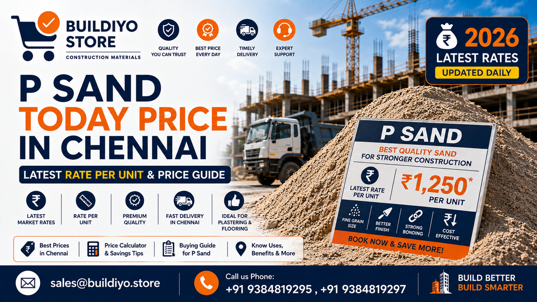 P Sand Today Price in Chennai: Latest Rate per Unit & Price Guide