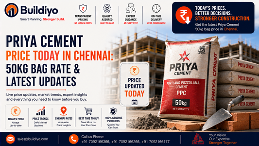 Priya Cement Price Today in Chennai: 50kg Bag Rate & Latest Updates