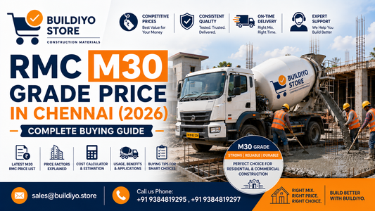 RMC M30 Grade Price in Chennai (2026): Complete Buying Guide