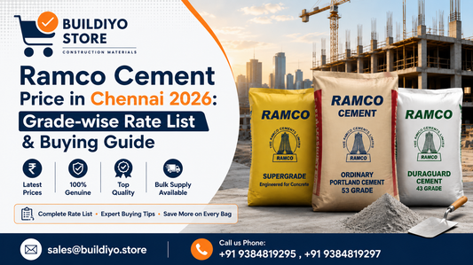 Ramco Cement Price in Chennai 2026: Grade-wise Rate List & Buying Guide
