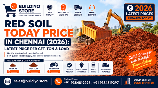 Red Soil Today Price in Chennai (2026): Latest Price per CFT, Ton & Load