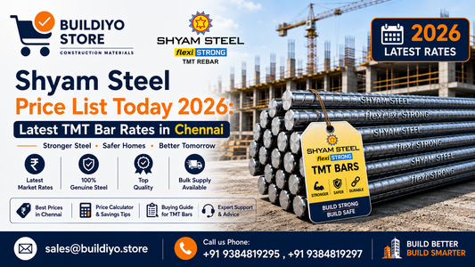 Shyam Steel Price List Today 2026: Latest TMT Bar Rates in Chennai