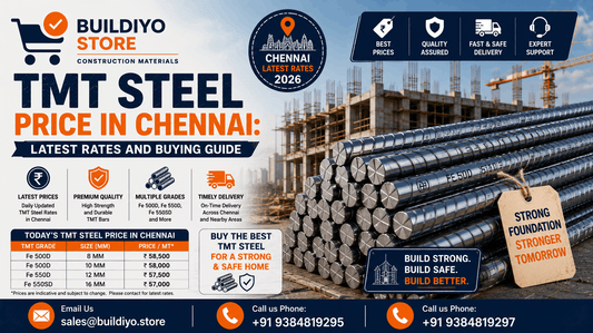 TMT Steel Price in Chennai: Latest Rates and Buying Guide