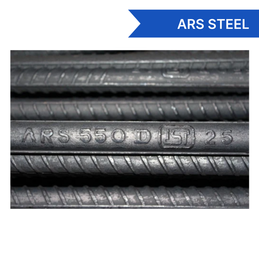 ARS Steel TMT Bar - Fe 550 - 16mm - buildiyo.store