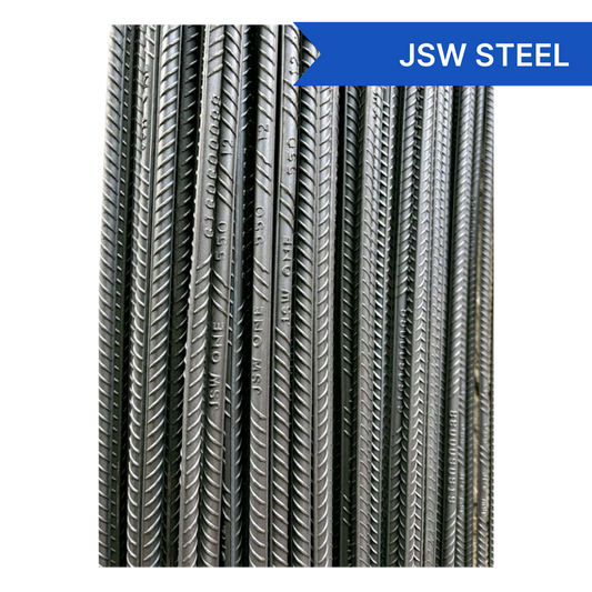 JSW Steel TMT Bar - Fe 550 -25mm - buildiyo.store