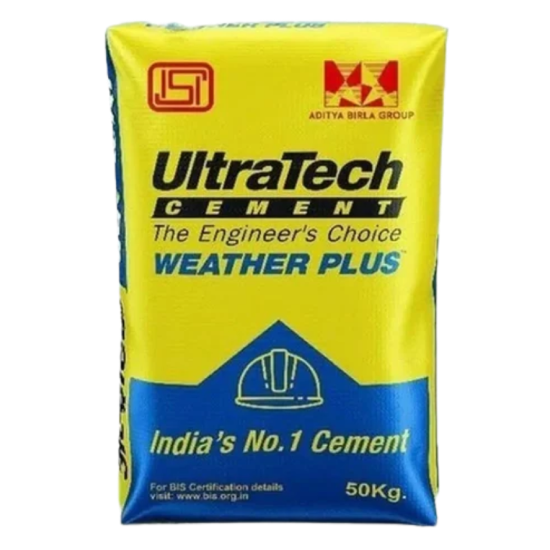 UltraTech Weather Plus Cement – 50 kg - buildiyo.store