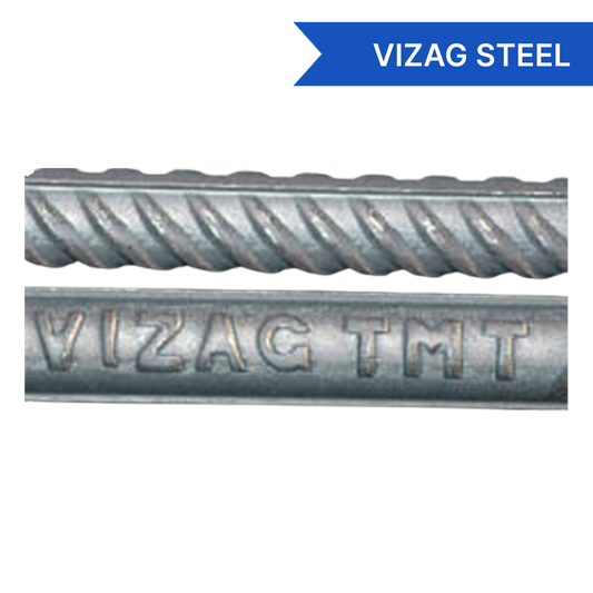 Vizag Steel TMT Bar - Fe 550 - 24mm - buildiyo.store